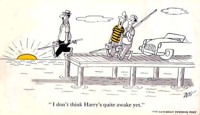 ik geloof dat harry nog niet helemaal wakker is...