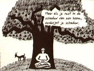 onder de boom...