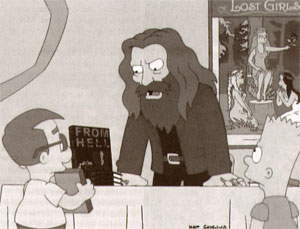 in 2007 figureerde moore in the simpsons...