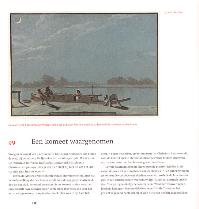 een komeet waargenomen...