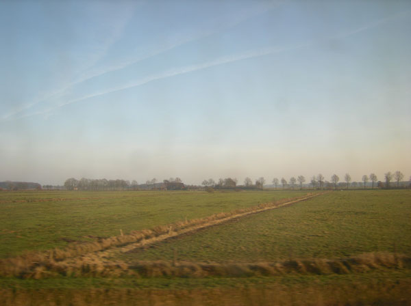 sloten en strepen in de lucht