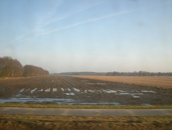 plassen op de akker