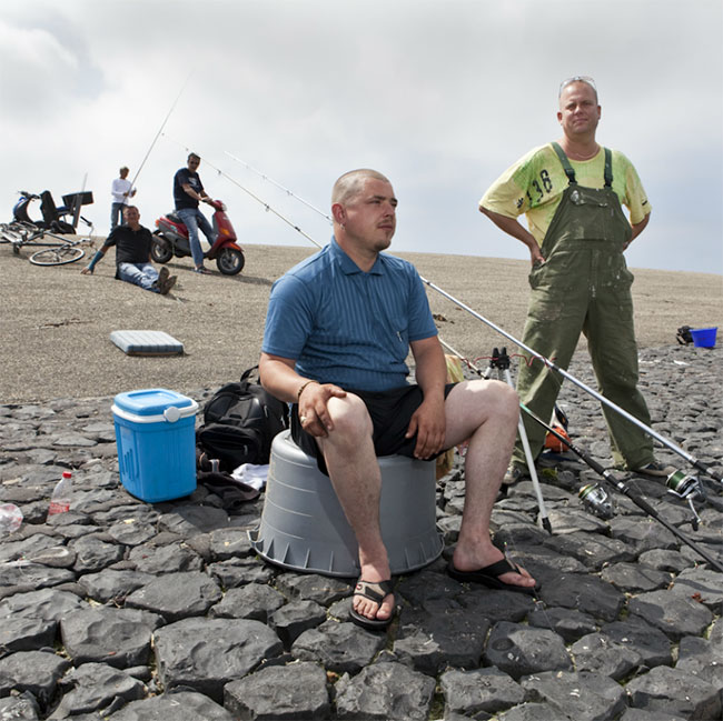 op de dijk...