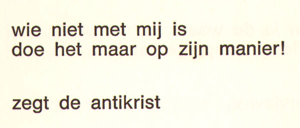 de antikrist
