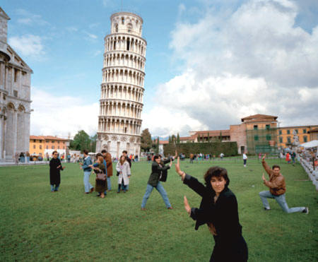 de scheve toren van pisa...