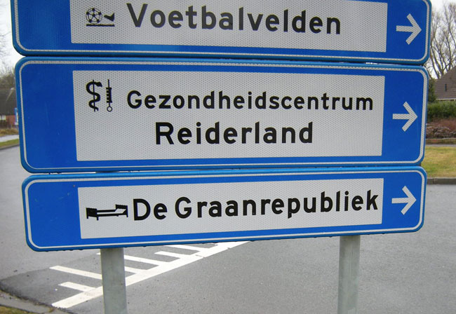 de graanrepubliek als bed en breakfast...