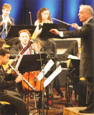 barenboim en het orkest...
