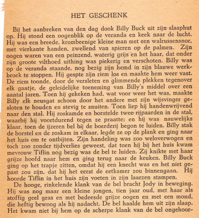 eerste pagina de roode pony