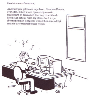 boos briefje...