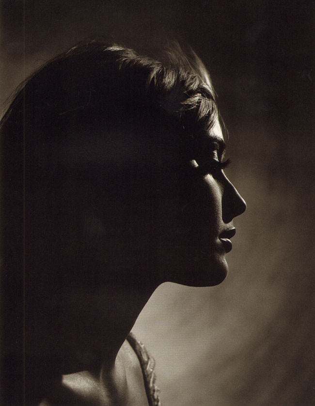 portret van sharon tate in 1966...
