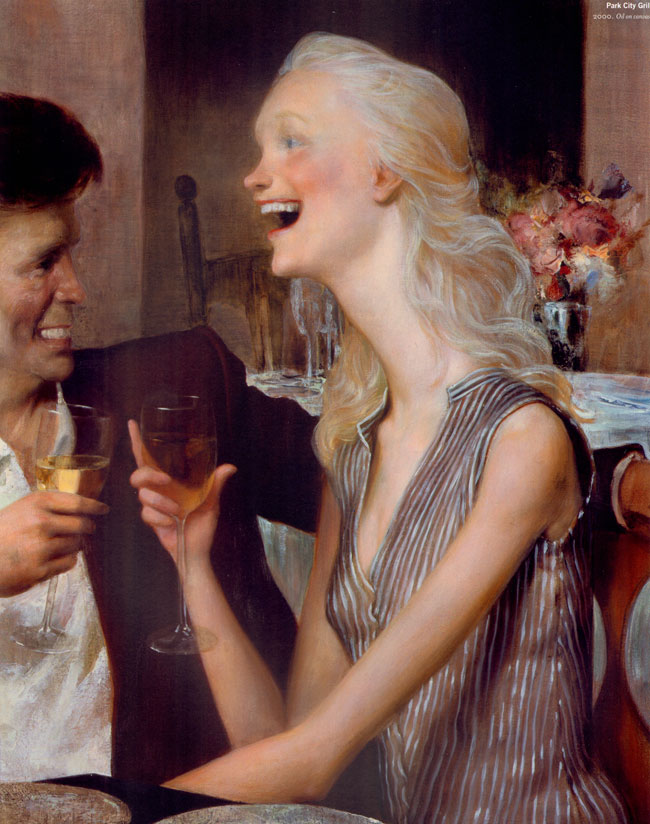 schilderij van john currin...