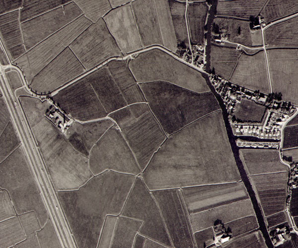 luchtfoto zuiderburen leeuwarden