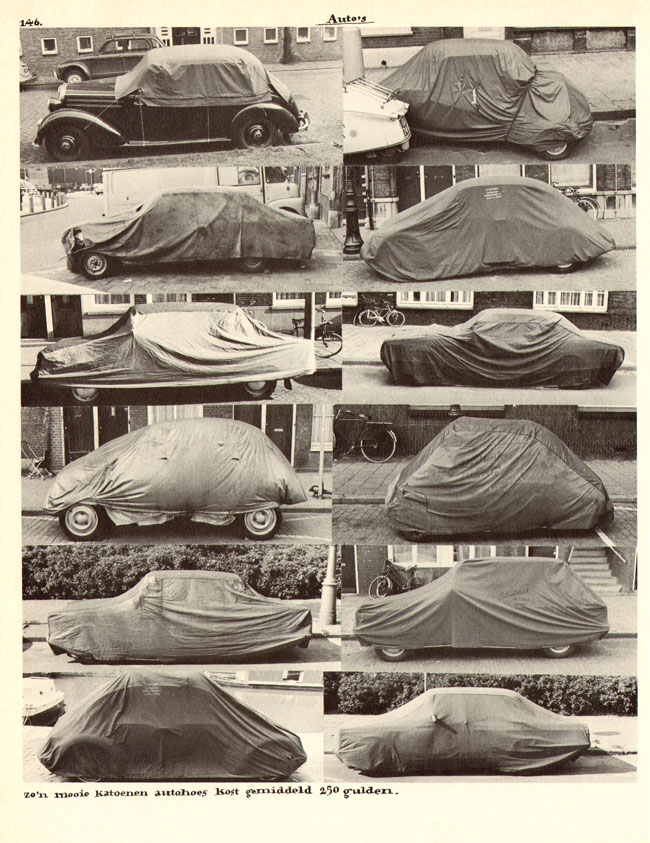ingepakte auto's...
