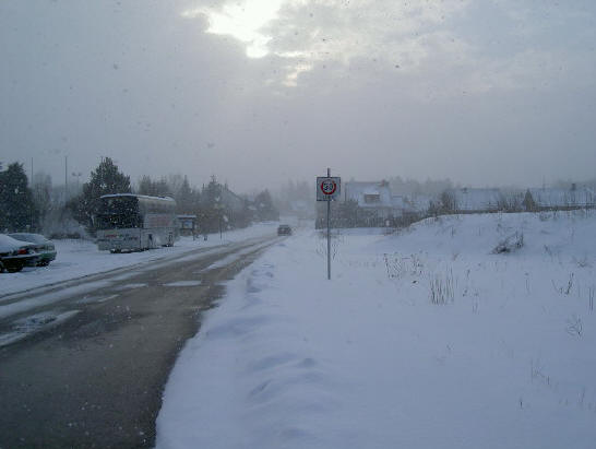 in de sneeuwbui...
