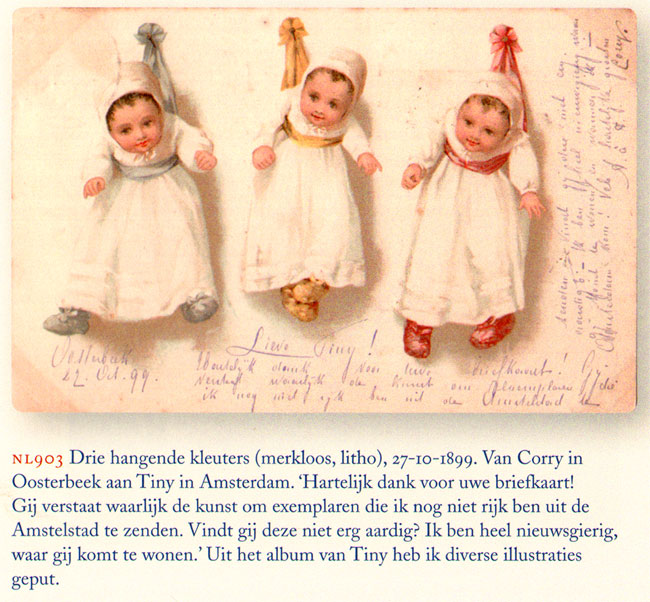 drie hangende kleuters...
