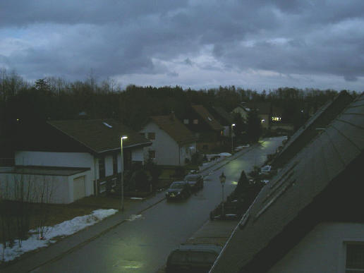 de eerste avond...