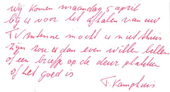 maar welk jaar dit nou was...?