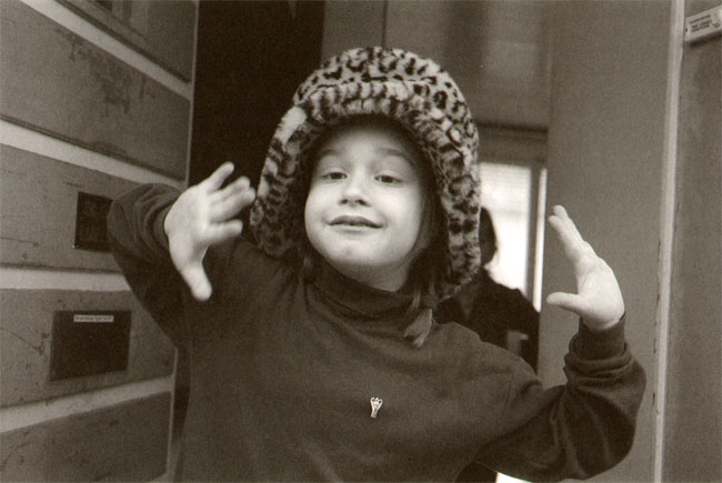 een van de eerste foto's in het boek...