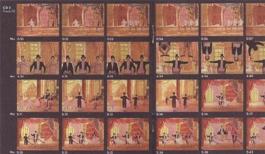 fragment van een stukje film dat bij filmmuziek hoort...