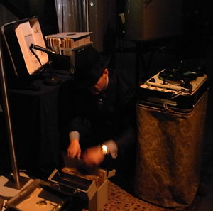 dj blue flamingo
