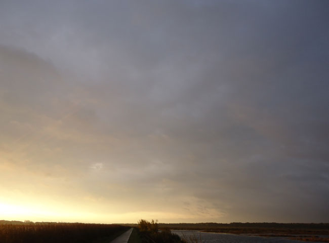 de zon komt op, november 2012