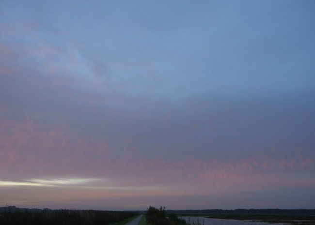 het ochtendgloren, oktober 2012