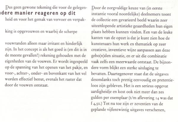 de vormgeving van het blad laat helaas te wensen over...