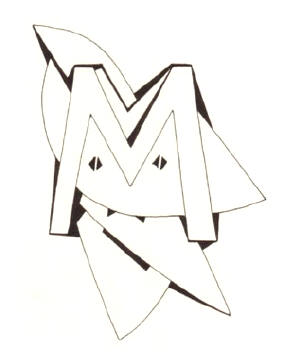 de letter m...