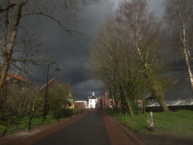 wit huis...