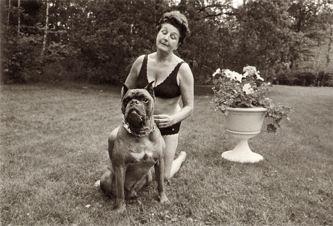 vrouw met hond...