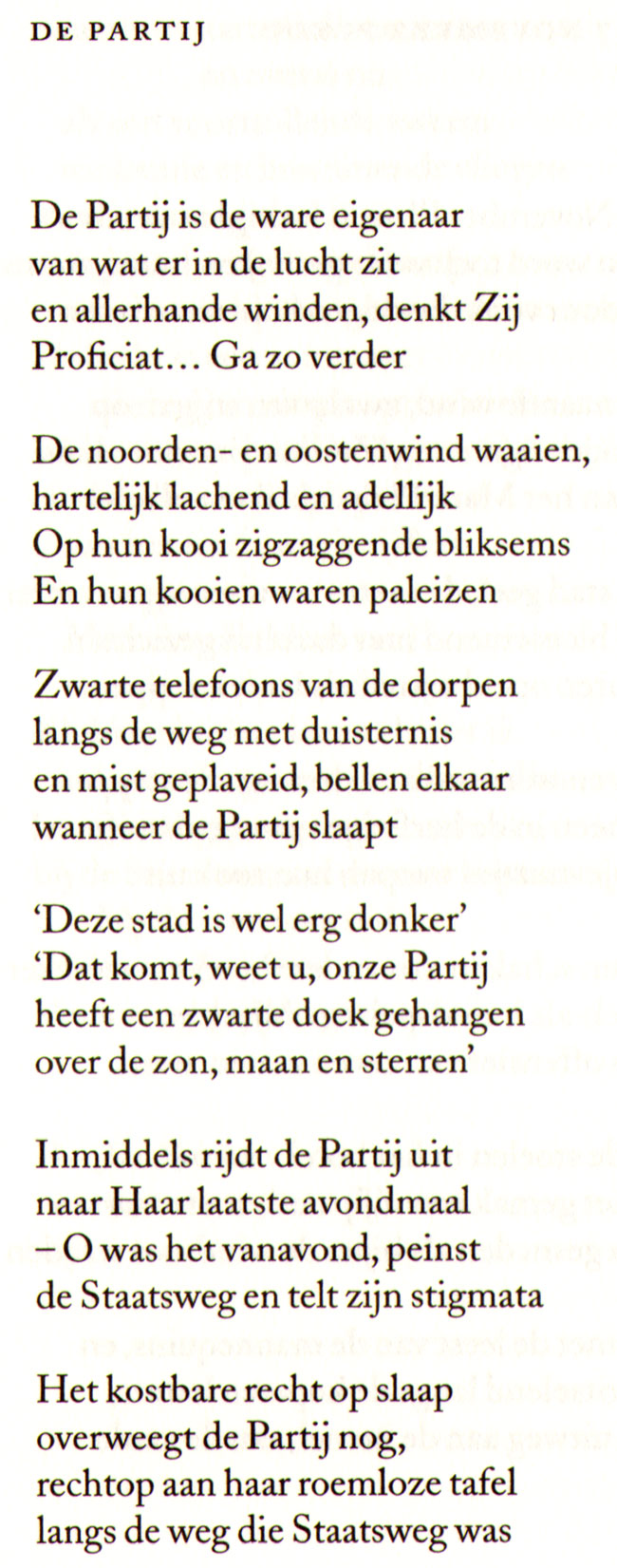 de partij, versie 2010