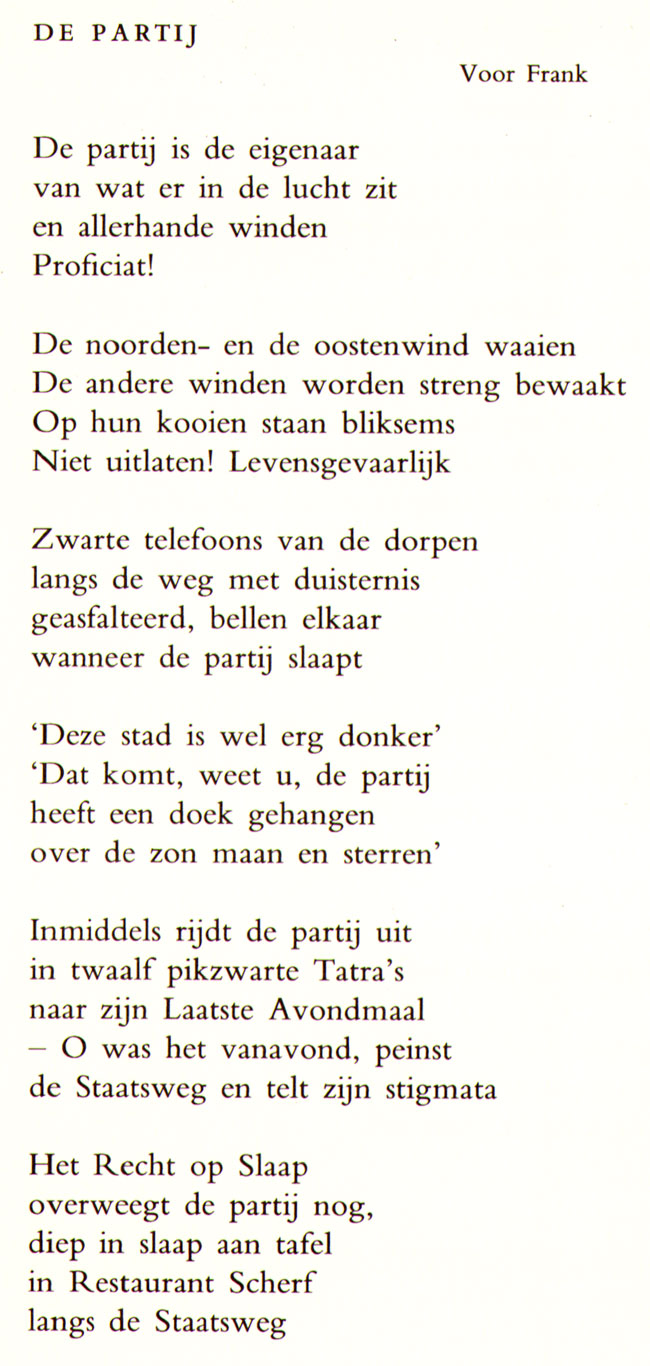de partij, versie 1986
