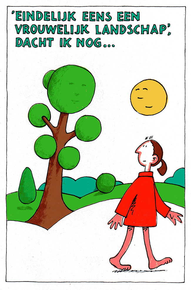 een vrouwelijk landschap...
