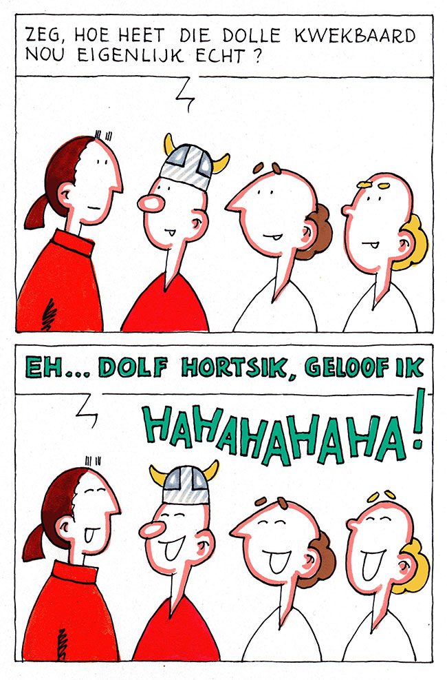 hoe heet dolle kwekbaard echt?