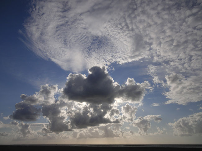 een vrij gewone wolkenlucht...