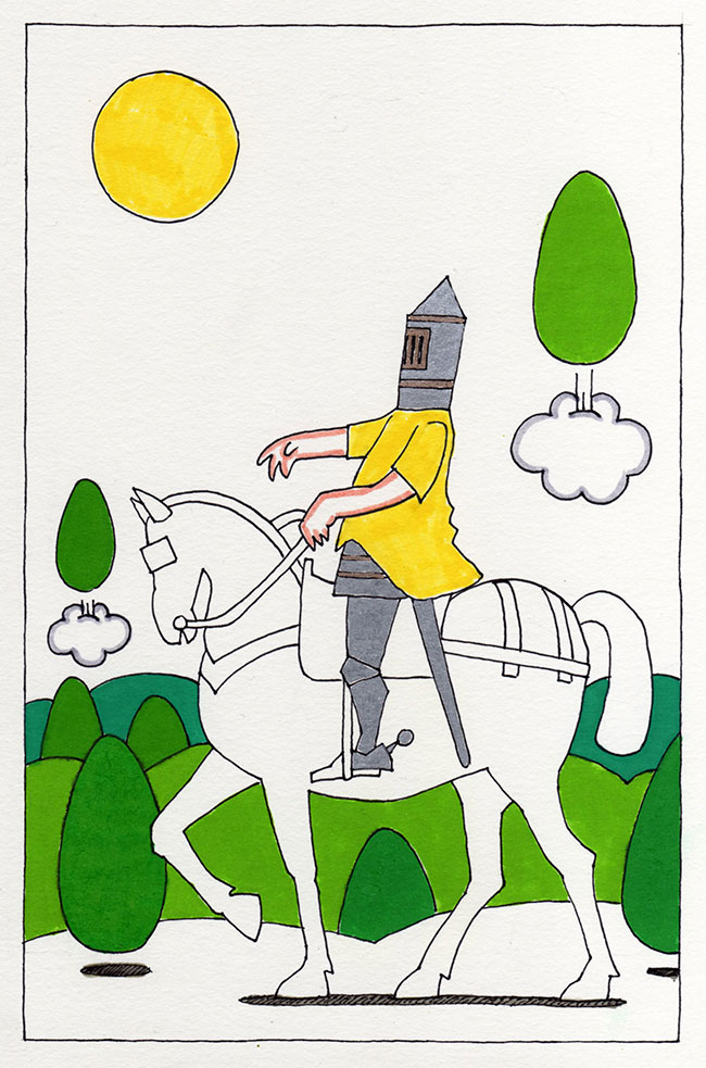 te paard...