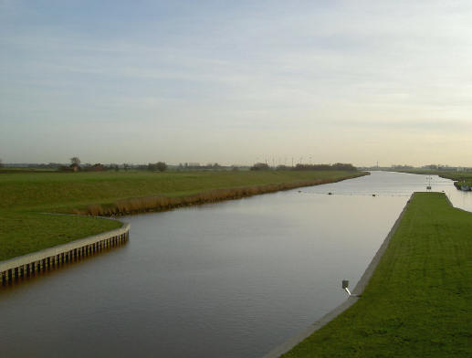 landinwaarts...