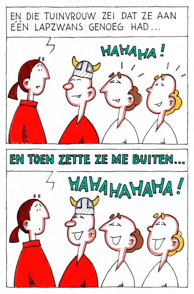 genoeg aan 1 lapzwans...