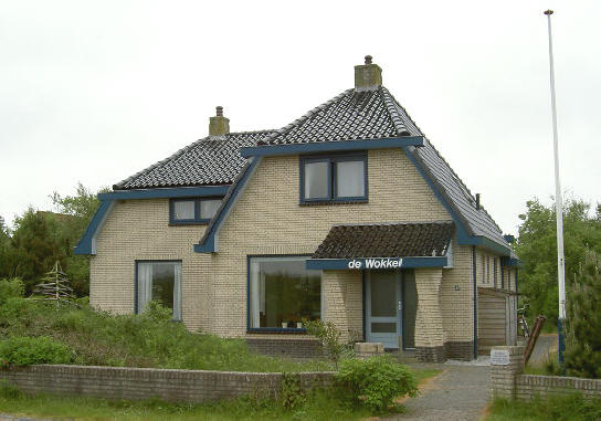 blauw huis...
