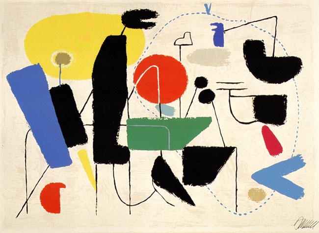 allegro, 1954, seriegrafie