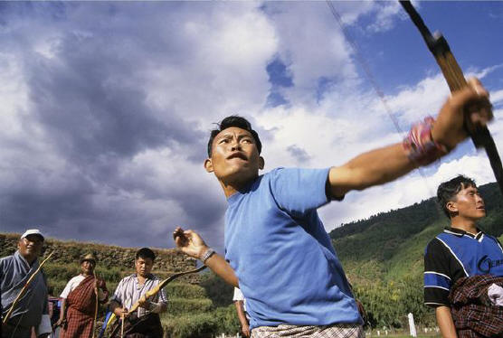 boogschutter in bhutan