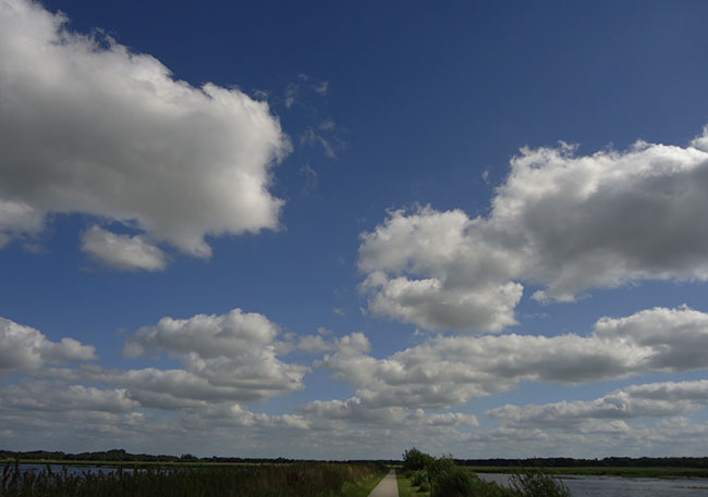 klassieke hollandse wolkenlucht...