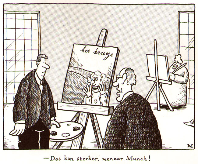 voorstudie van de schreeuw...