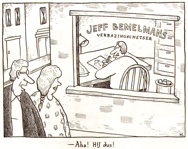 de verbazingschetser...