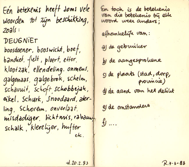 een betekenis