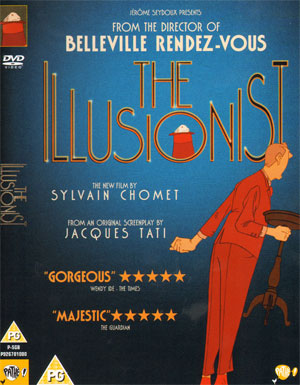 een melancholieke tekenfilm met jacques tati in een onverwachte hoofdrol…