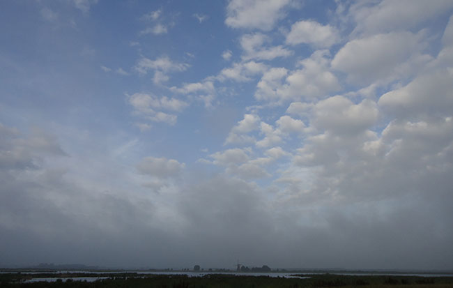 mist aan de horizon...