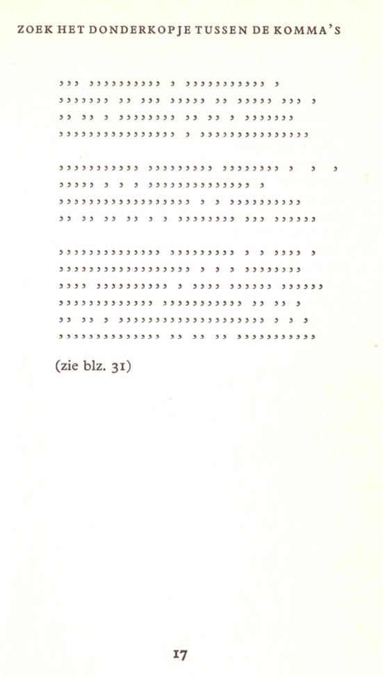 het gedicht zoals het er oorspronkelijk uitzag...