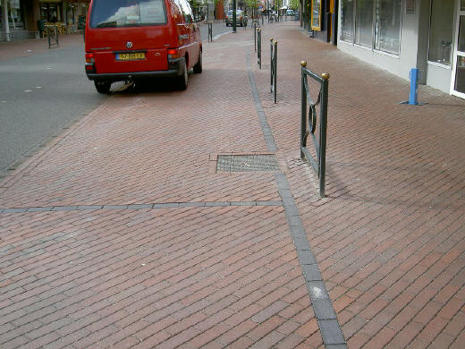 einde fietspad...
