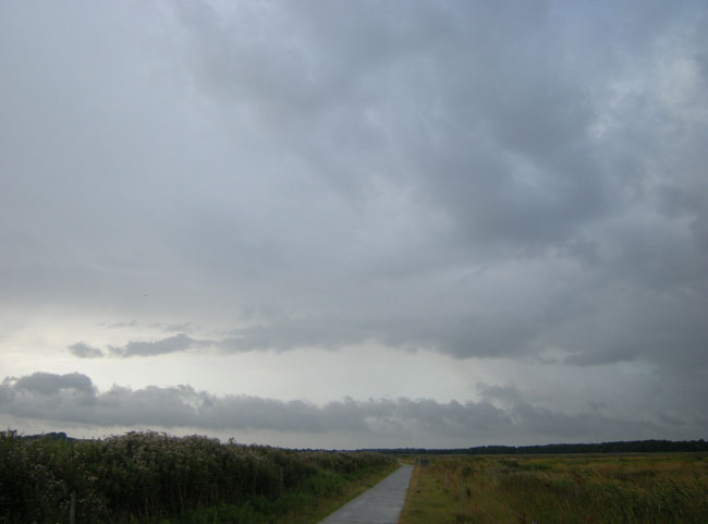 wolkenluchten in augustus